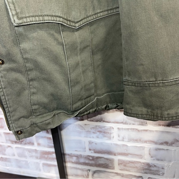 Lucky Brand Olive Jacket women’s large - Picture 4 of 10